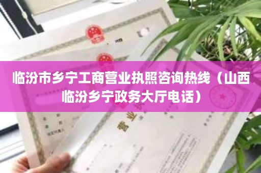临汾市乡宁工商营业执照咨询热线（山西临汾乡宁政务大厅电话）