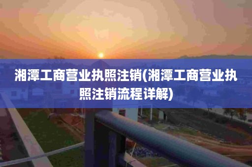 湘潭工商营业执照注销(湘潭工商营业执照注销流程详解)