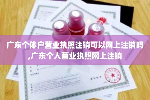 广东个体户营业执照注销可以网上注销吗,广东个人营业执照网上注销
