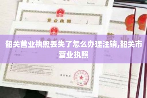 韶关营业执照丢失了怎么办理注销,韶关市营业执照