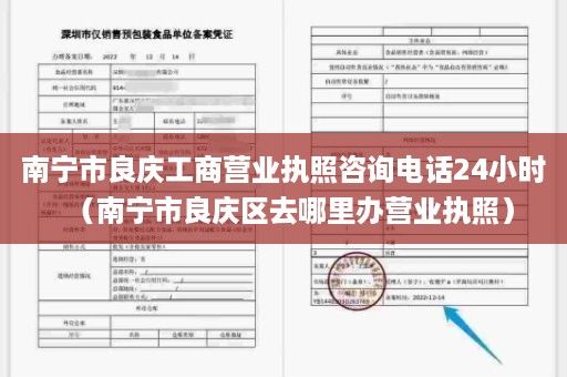 南宁市良庆工商营业执照咨询电话24小时（南宁市良庆区去哪里办营业执照）