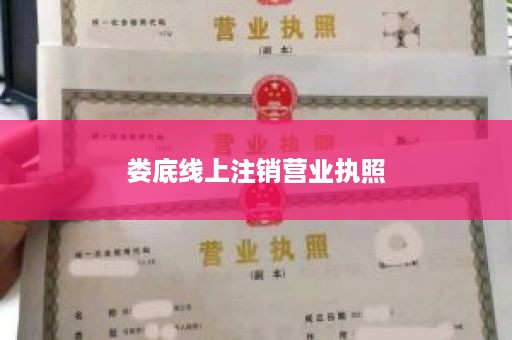 娄底线上注销营业执照