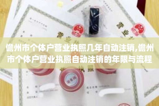 儋州市个体户营业执照几年自动注销,儋州市个体户营业执照自动注销的年限与流程