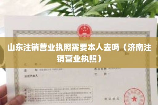 山东注销营业执照需要本人去吗（济南注销营业执照）