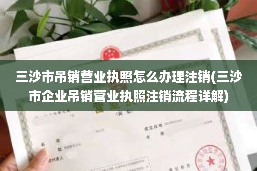 三沙市吊销营业执照怎么办理注销(三沙市企业吊销营业执照注销流程详解)