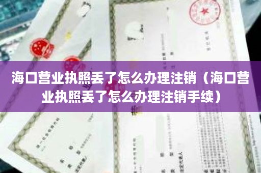 海口营业执照丢了怎么办理注销（海口营业执照丢了怎么办理注销手续）