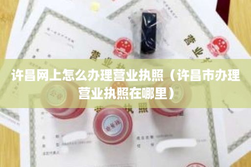 许昌网上怎么办理营业执照（许昌市办理营业执照在哪里）