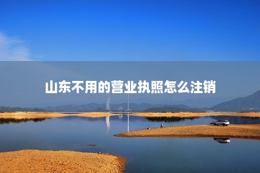 山东不用的营业执照怎么注销