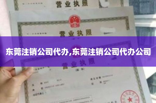 东莞注销公司代办,东莞注销公司代办公司