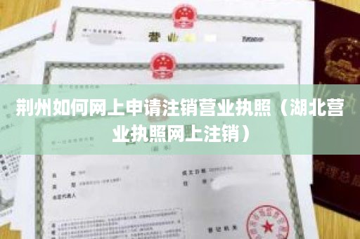 荆州如何网上申请注销营业执照（湖北营业执照网上注销）