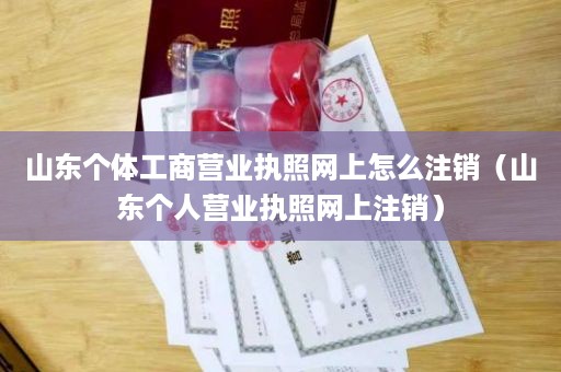 山东个体工商营业执照网上怎么注销（山东个人营业执照网上注销）