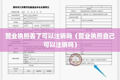 营业执照丢了可以注销吗（营业执照自己可以注销吗）