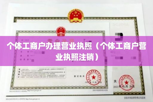 个体工商户办理营业执照（个体工商户营业执照注销）