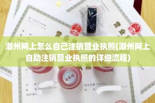 潮州网上怎么自己注销营业执照(潮州网上自助注销营业执照的详细流程)