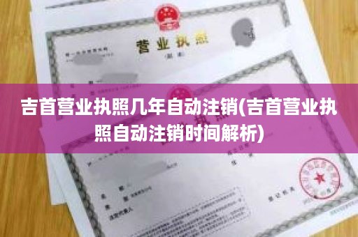 吉首营业执照几年自动注销(吉首营业执照自动注销时间解析)