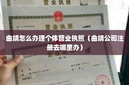 曲靖怎么办理个体营业执照（曲靖公司注册去哪里办）