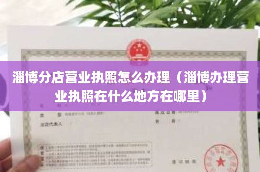 淄博分店营业执照怎么办理（淄博办理营业执照在什么地方在哪里）
