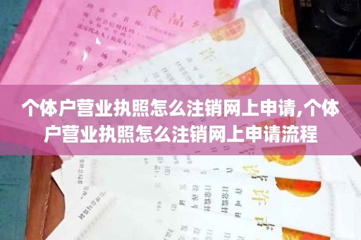 个体户营业执照怎么注销网上申请,个体户营业执照怎么注销网上申请流程