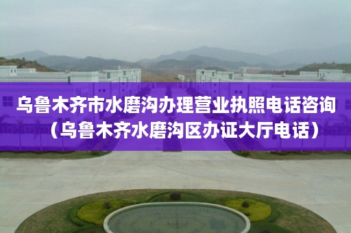 乌鲁木齐市水磨沟办理营业执照电话咨询（乌鲁木齐水磨沟区办证大厅电话）