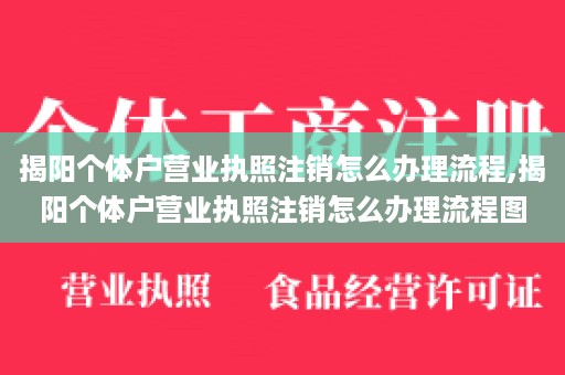 揭阳个体户营业执照注销怎么办理流程,揭阳个体户营业执照注销怎么办理流程图
