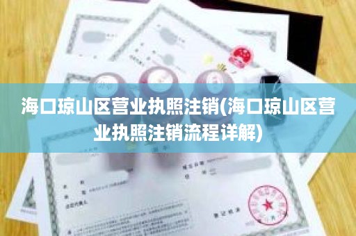 海口琼山区营业执照注销(海口琼山区营业执照注销流程详解)
