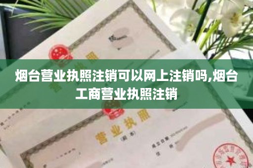 烟台营业执照注销可以网上注销吗,烟台工商营业执照注销