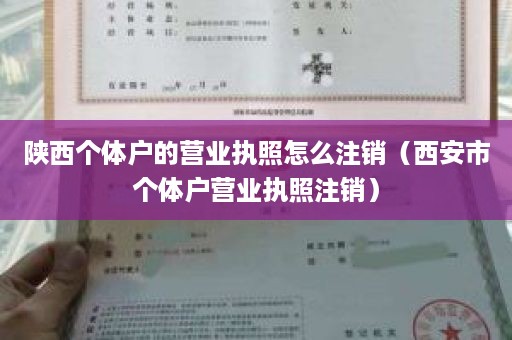 陕西个体户的营业执照怎么注销（西安市个体户营业执照注销）