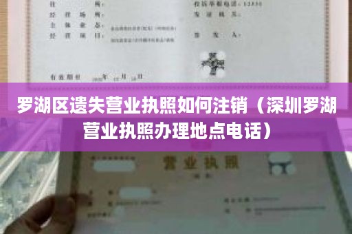 罗湖区遗失营业执照如何注销（深圳罗湖营业执照办理地点电话）