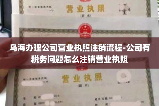 乌海办理公司营业执照注销流程-公司有税务问题怎么注销营业执照