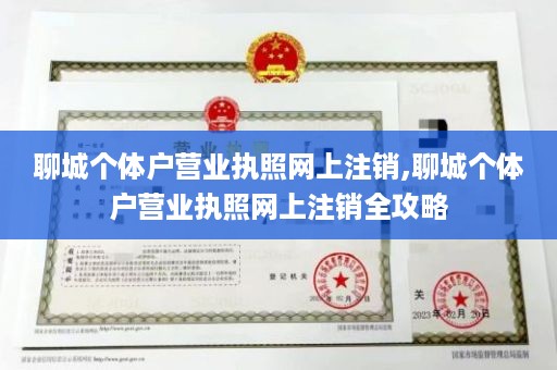 聊城个体户营业执照网上注销,聊城个体户营业执照网上注销全攻略