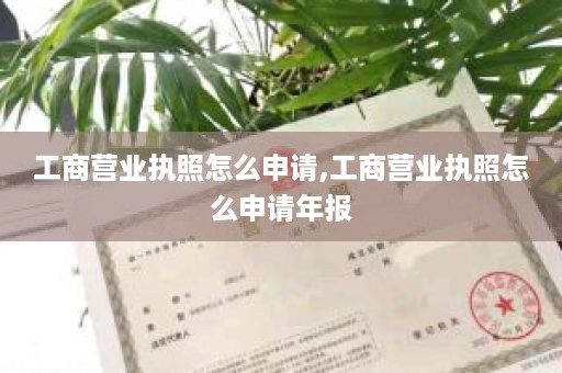 工商营业执照怎么申请,工商营业执照怎么申请年报