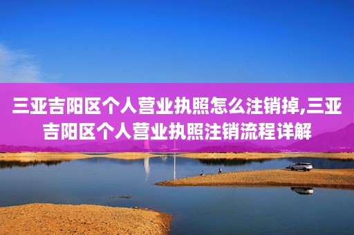 三亚吉阳区个人营业执照怎么注销掉,三亚吉阳区个人营业执照注销流程详解