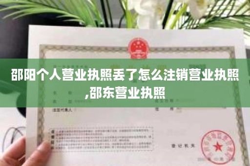邵阳个人营业执照丢了怎么注销营业执照,邵东营业执照