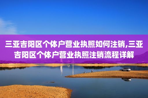 三亚吉阳区个体户营业执照如何注销,三亚吉阳区个体户营业执照注销流程详解