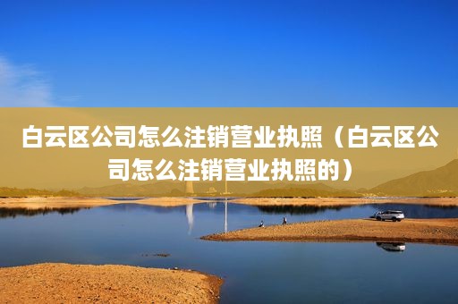 白云区公司怎么注销营业执照（白云区公司怎么注销营业执照的）