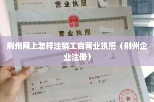 荆州网上怎样注销工商营业执照（荆州企业注册）