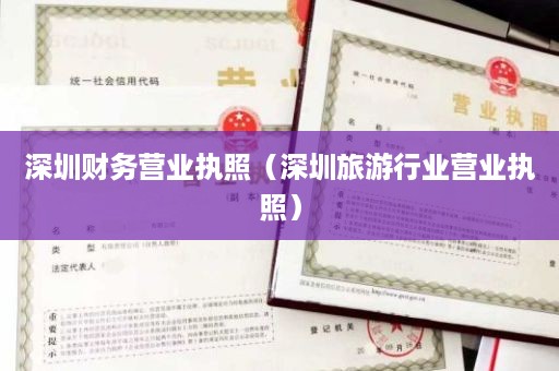 深圳财务营业执照（深圳旅游行业营业执照）