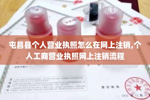 屯昌县个人营业执照怎么在网上注销,个人工商营业执照网上注销流程