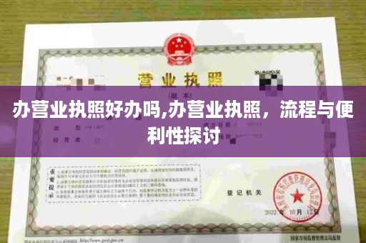 办营业执照好办吗,办营业执照，流程与便利性探讨