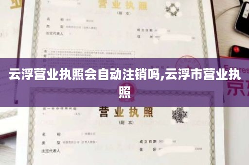 云浮营业执照会自动注销吗,云浮市营业执照