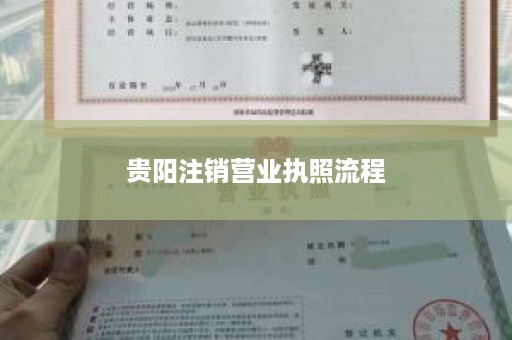 贵阳注销营业执照流程