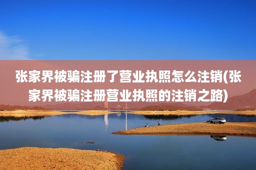 张家界被骗注册了营业执照怎么注销(张家界被骗注册营业执照的注销之路)