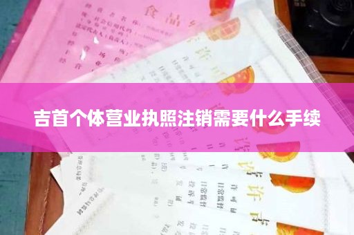 吉首个体营业执照注销需要什么手续