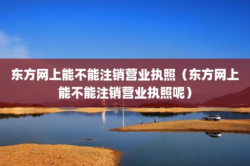 东方网上能不能注销营业执照（东方网上能不能注销营业执照呢）