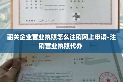 韶关企业营业执照怎么注销网上申请-注销营业执照代办 