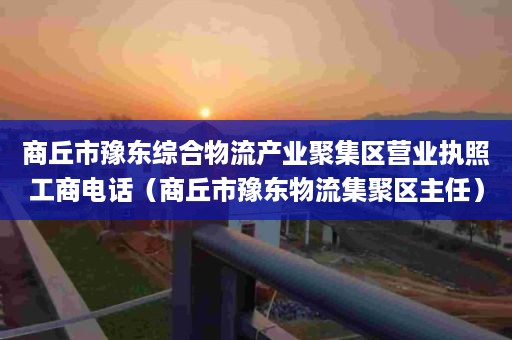 商丘市豫东综合物流产业聚集区营业执照工商电话（商丘市豫东物流集聚区主任）