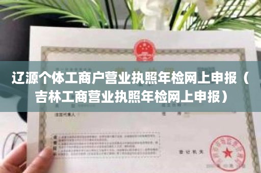 辽源个体工商户营业执照年检网上申报（吉林工商营业执照年检网上申报）