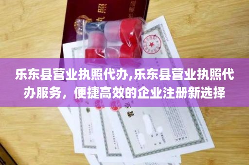 乐东县营业执照代办,乐东县营业执照代办服务，便捷高效的企业注册新选择