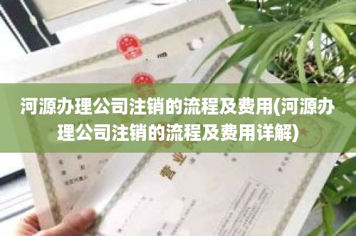 河源办理公司注销的流程及费用(河源办理公司注销的流程及费用详解)