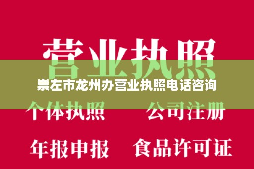 崇左市龙州办营业执照电话咨询